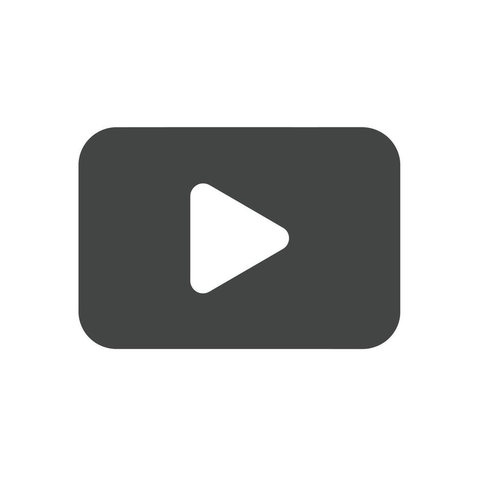 A player icon on a white background vector