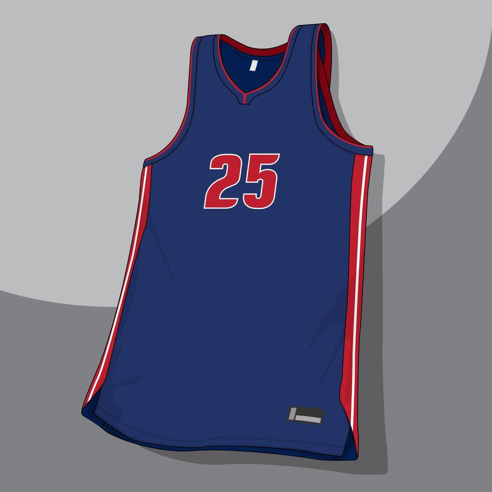 Basketball game uniform design vector