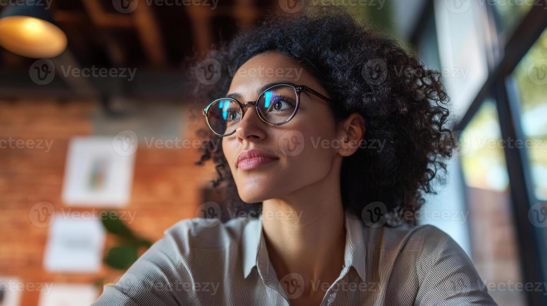 their expression reveals satisfaction and intrigue as they delve deeper into the complexities of the datasets capturing insights that inform critical business strategies photo