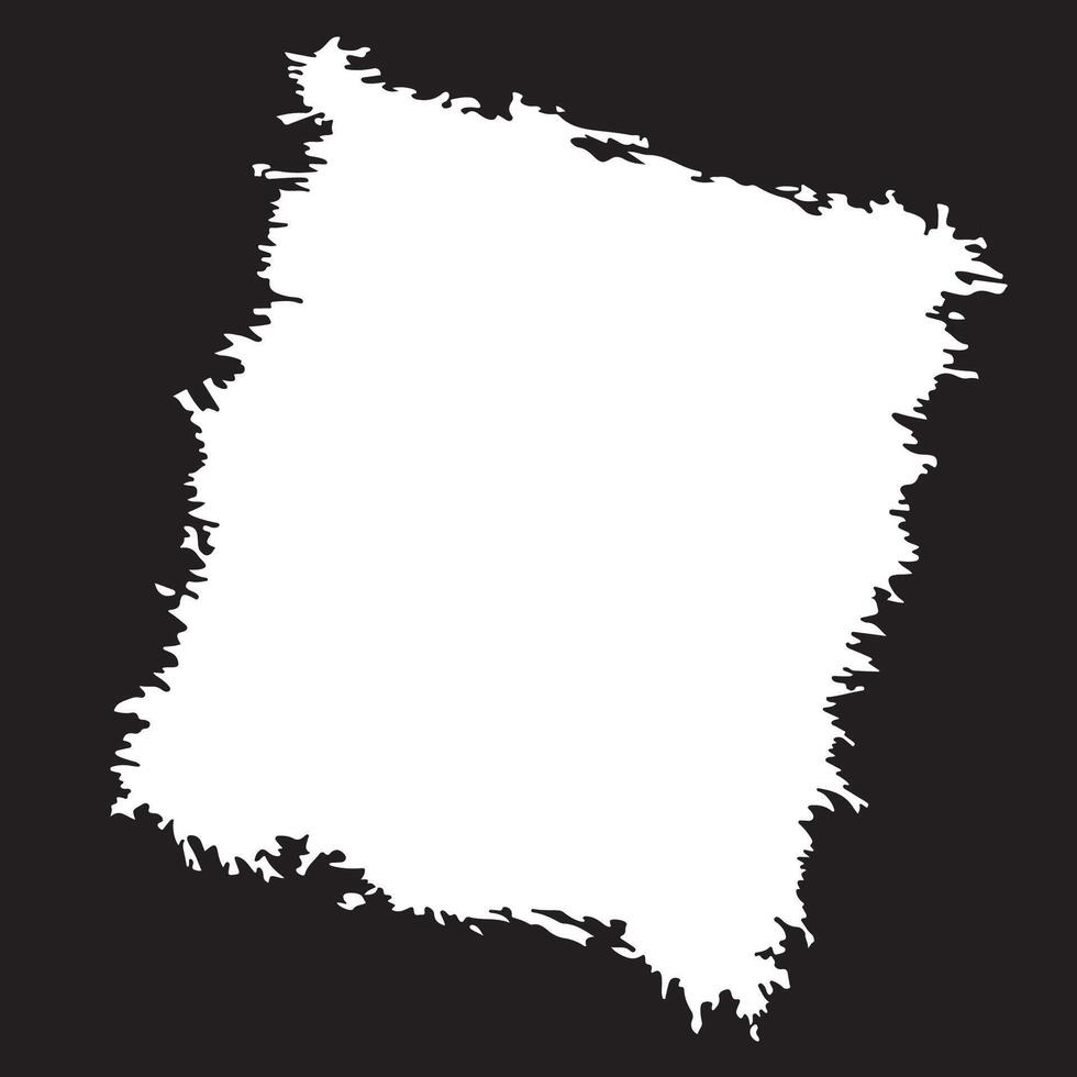 Abstract Black Ink Stain Rough Rustic Square Frame Background with Clear Copy Space vector