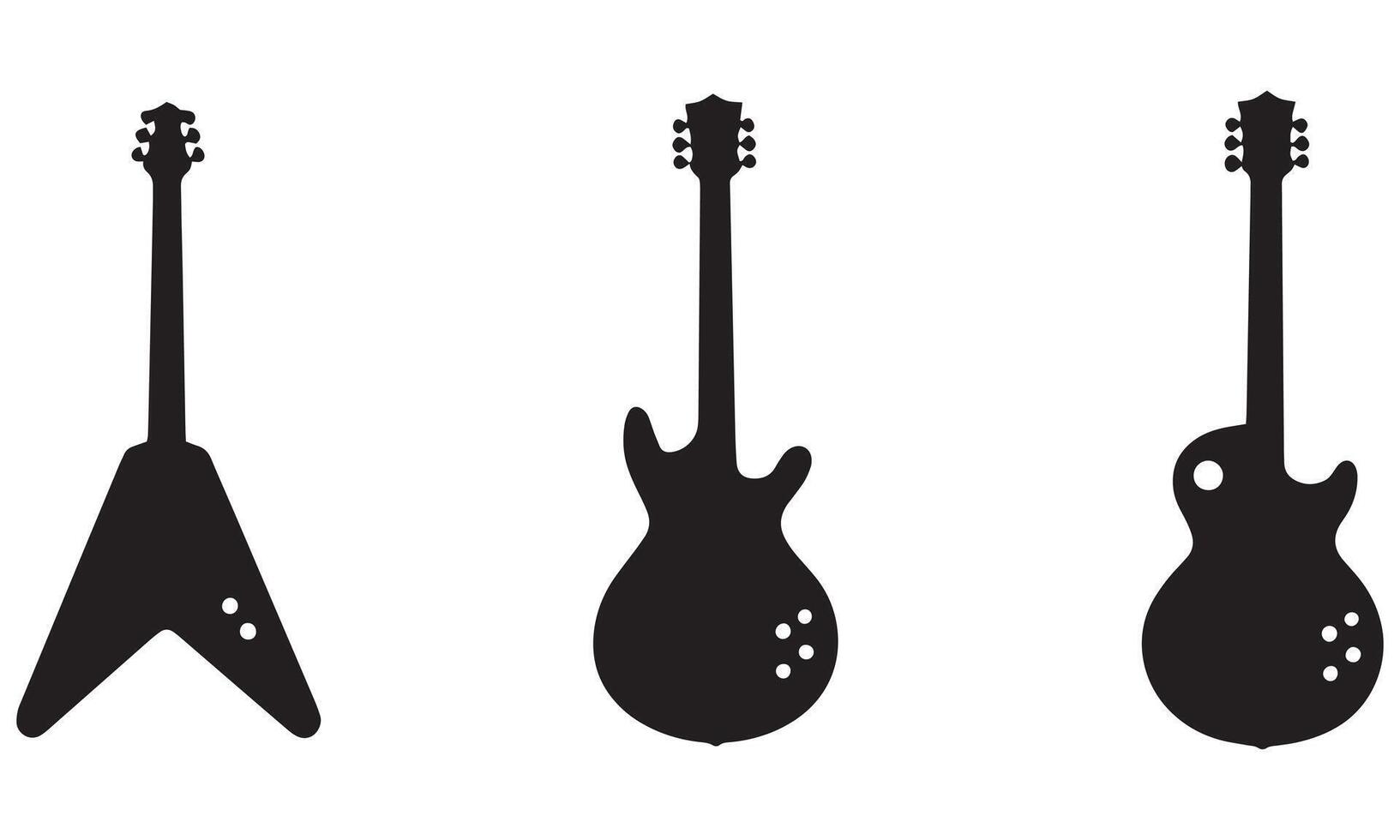 Guitar logo icon vector