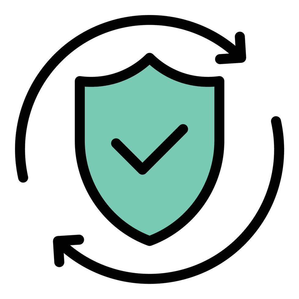 Compliance icon in flat line style representing regulations standards and adherence ideal for legal business and corporate concepts. vector