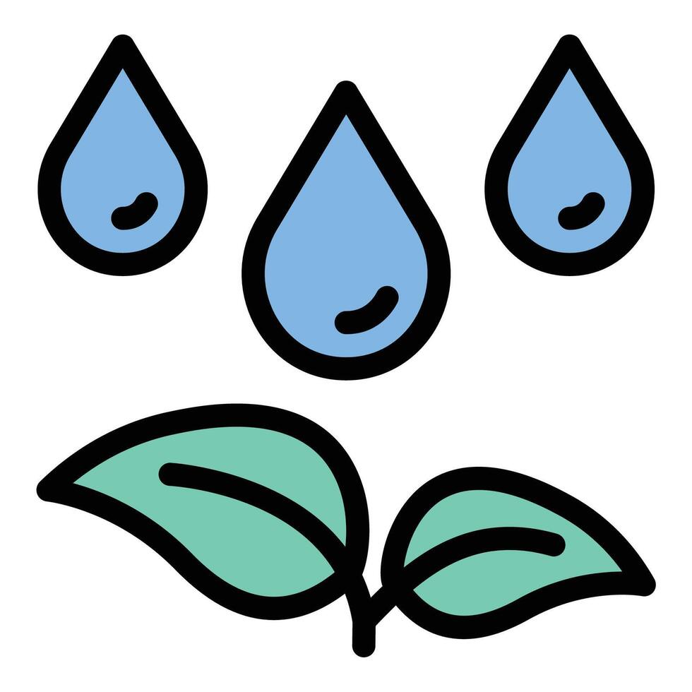 Irrigation icon in flat line style representing water supply crop nourishment and agricultural sustainability ideal for farming gardening and environmental concepts. vector