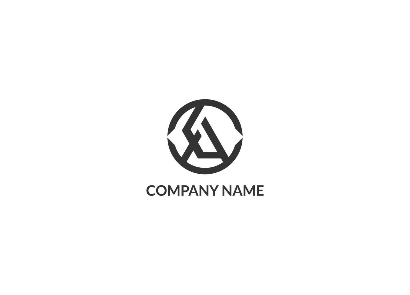 Letter FA Logo Design, FA Icon. Alphabet letter icon logo. FA initials monogram letter text alphabet logo design. FA Logo, icon FA vector
