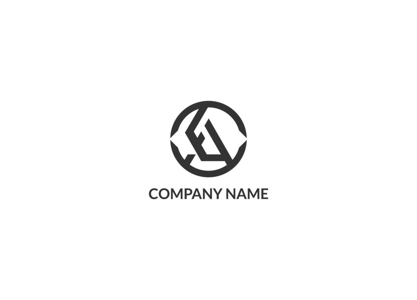 Letter FA Logo Design, FA Icon. Alphabet letter icon logo. FA initials monogram letter text alphabet logo. FA Letter Logo, icon design FA vector