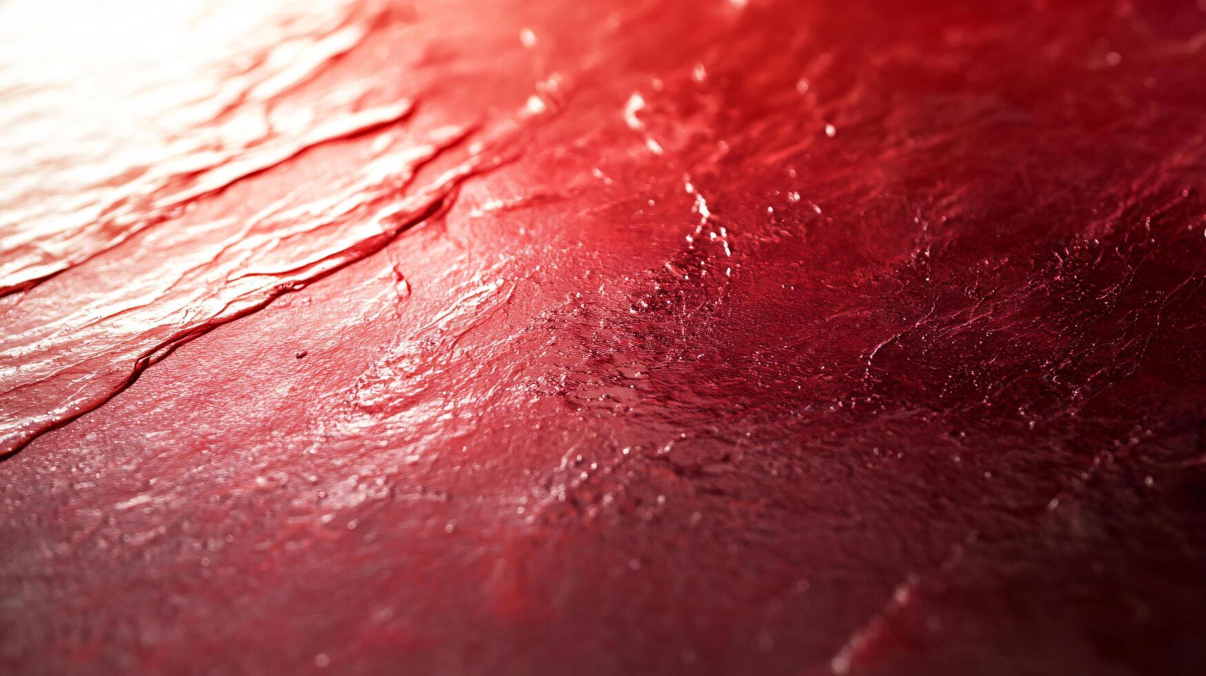 A red background with a splash of red paint photo