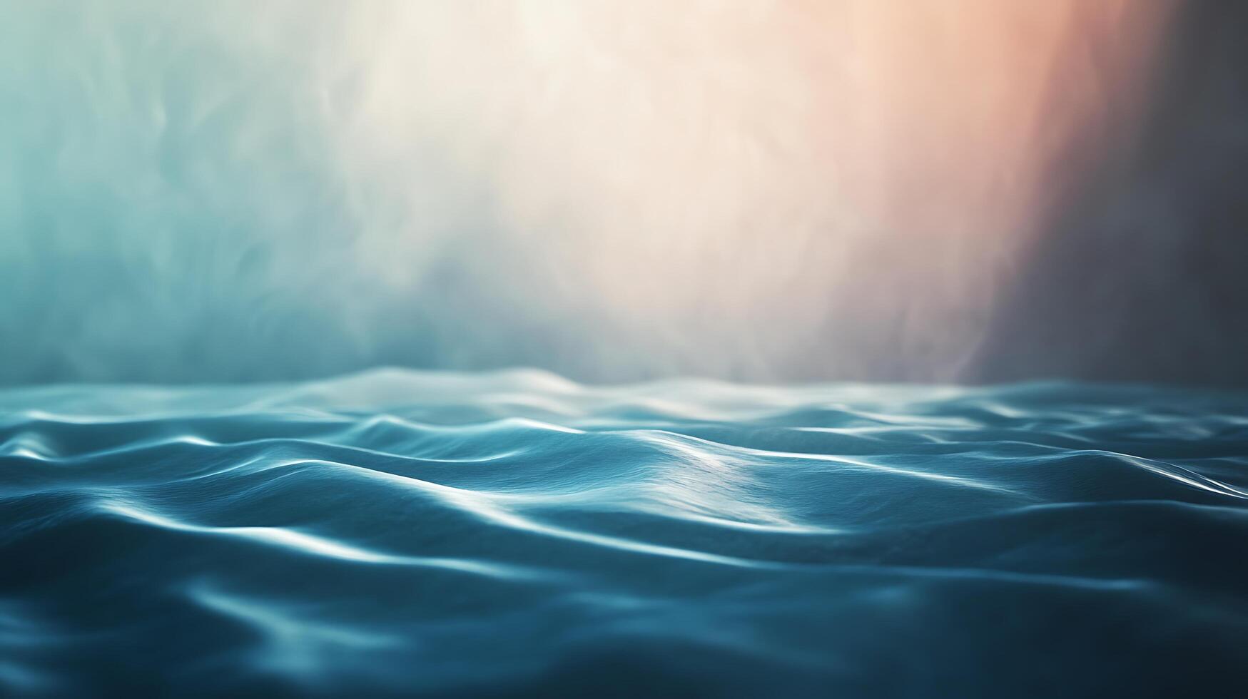 Serene Ripples on a Tranquil Water Surface photo