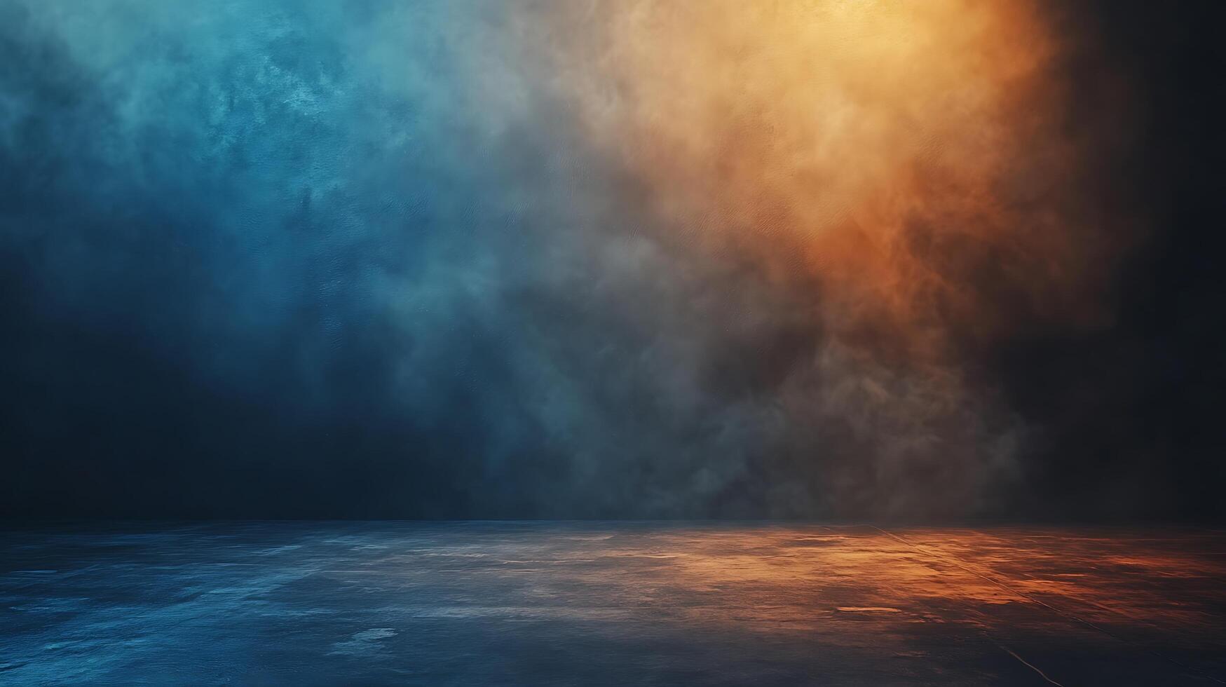 Dynamic Blue and Orange Abstract Background Design photo