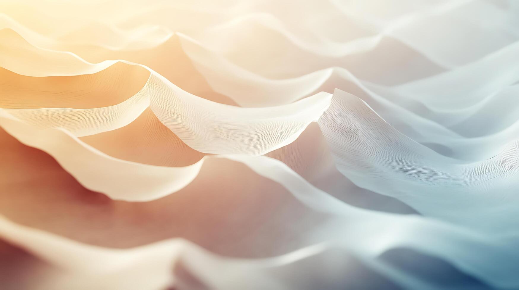 Gentle Waves of Soft Fabric in Warm Tones photo