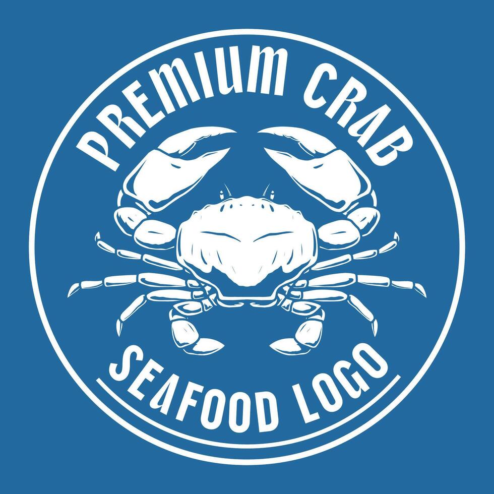 Premium Crab Logo design vector