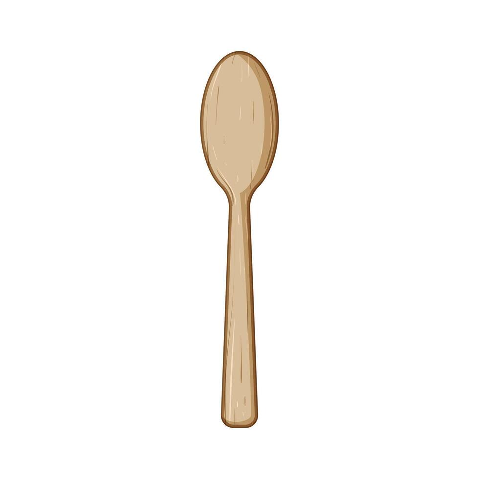 reusable bamboo utensils cartoon symbol vector