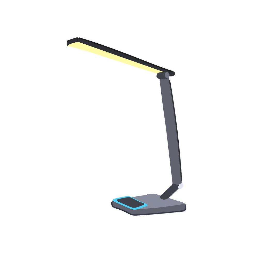 practical charging lamp wireless cartoon illustration vector