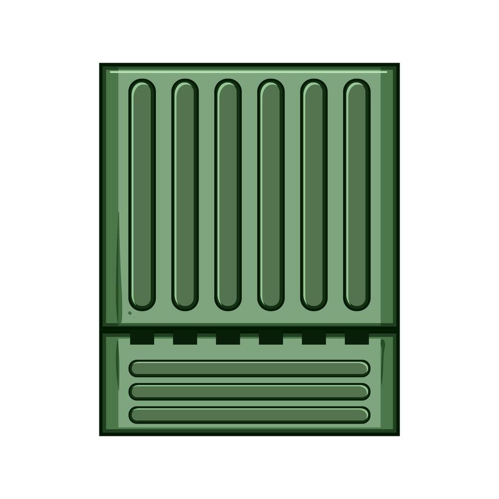 soil compost bin cartoon illustration vector
