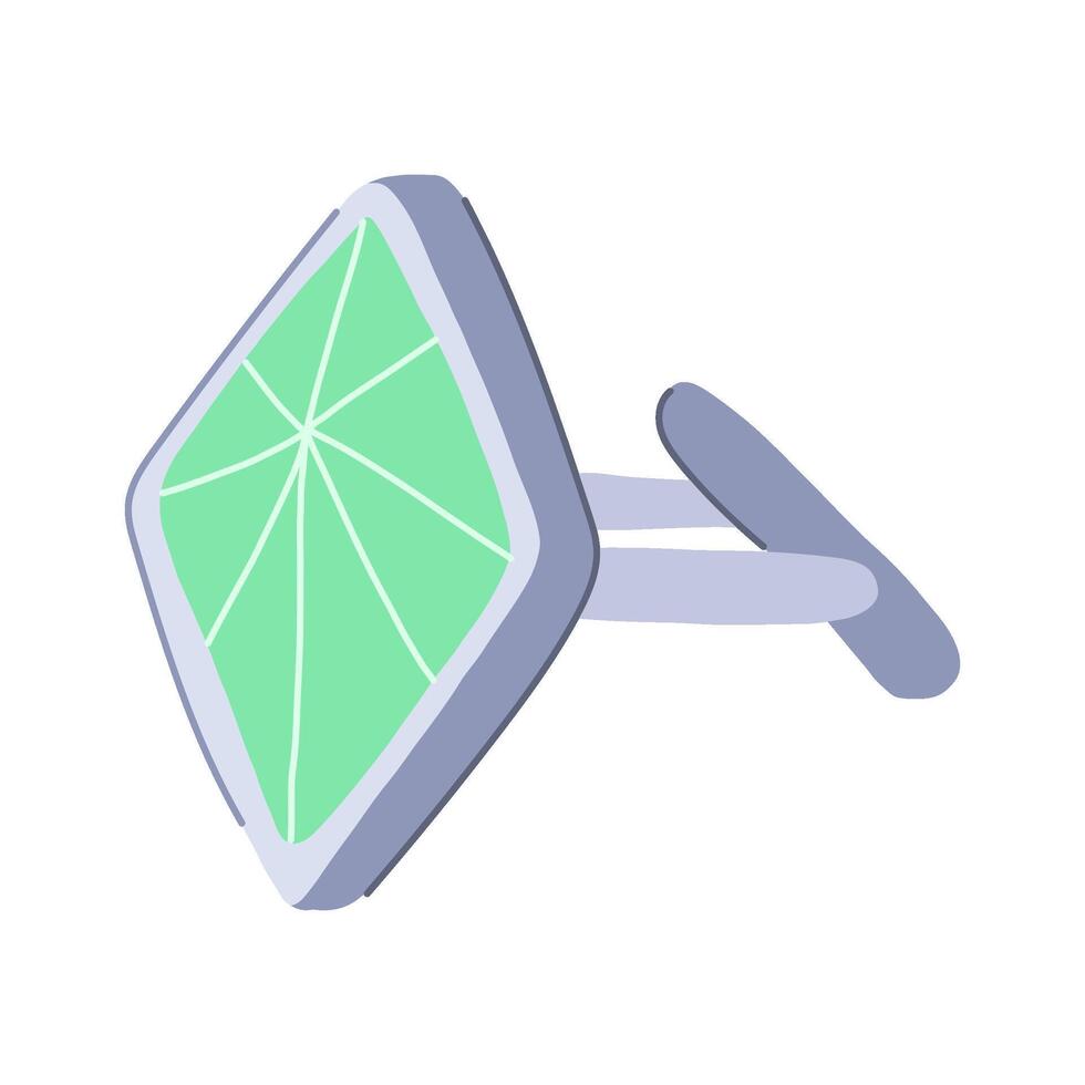 formal cufflinks illustration vector