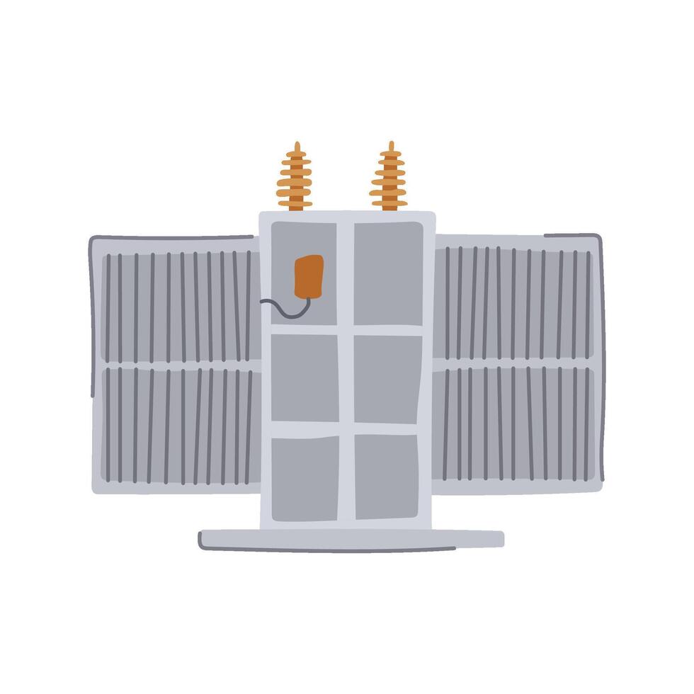 impedance electrical transformer item illustration vector