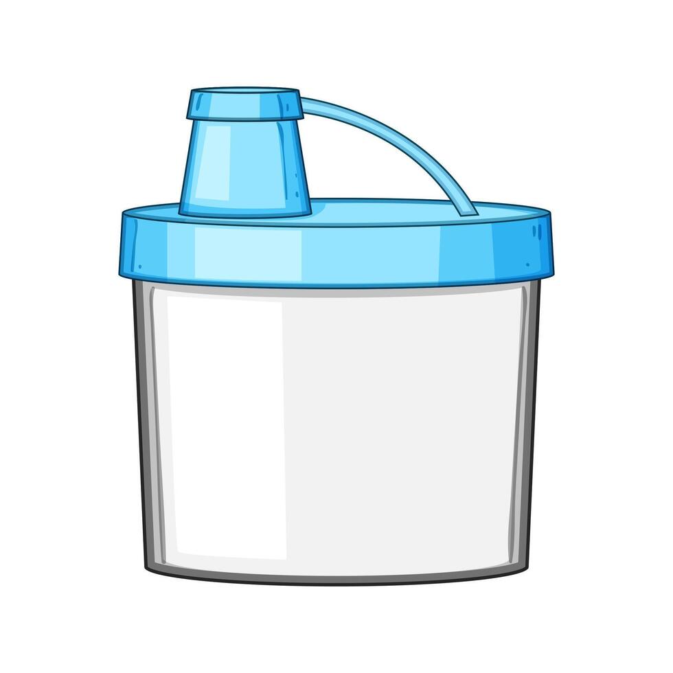 microwave food storage container baby cartoon item vector