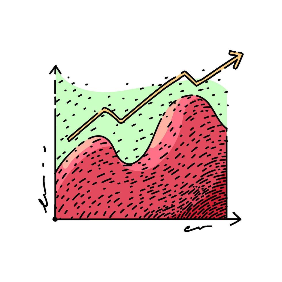 network graph sketch hand item drawn vector