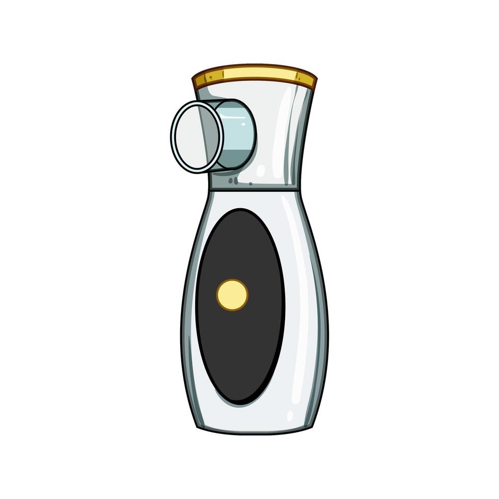 nebulizer inhaler item portable cartoon illustration vector