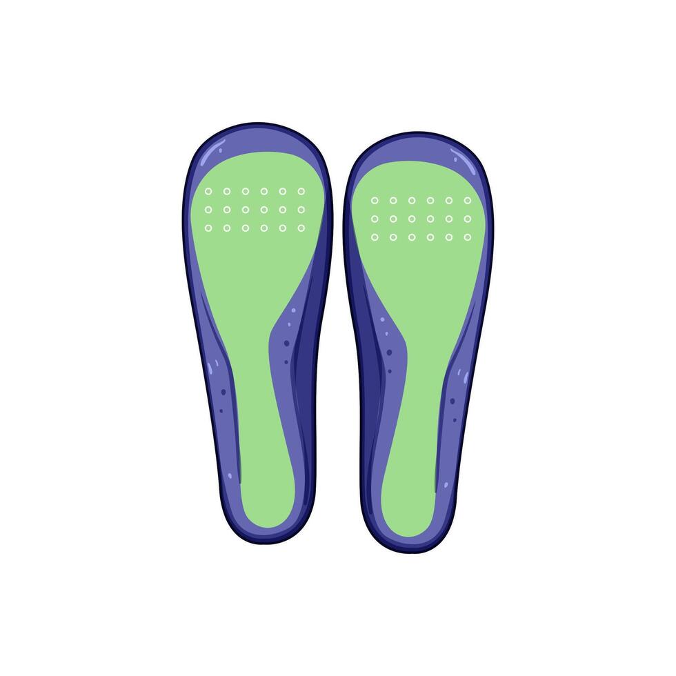 support insoles cartoon item vector