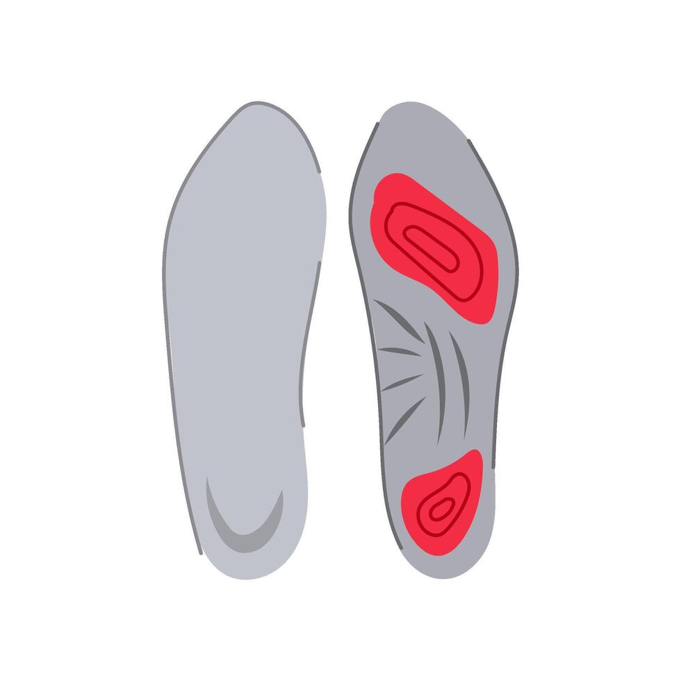 shock insoles cartoon illustration vector
