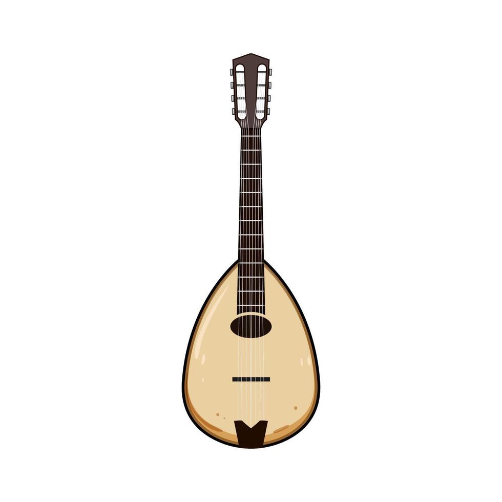 bluegrass mandolin item illustration vector