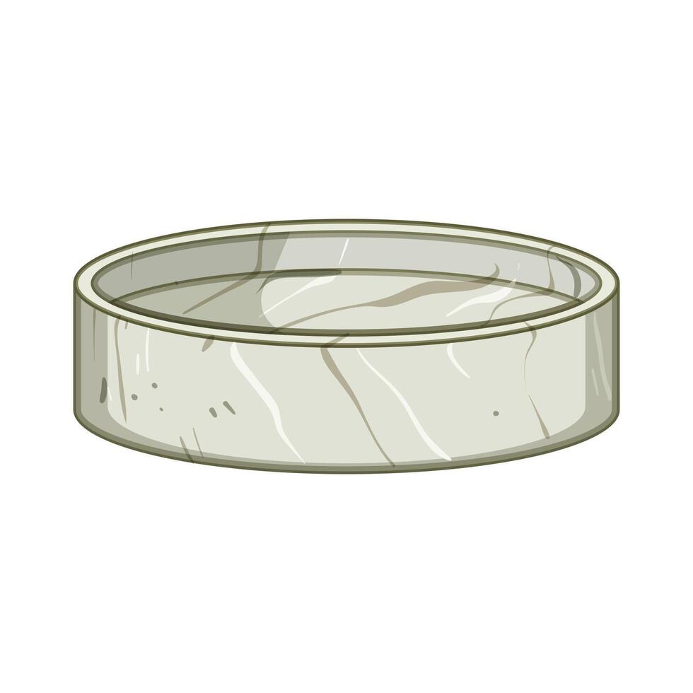 home marble coaster cartoon illustration vector