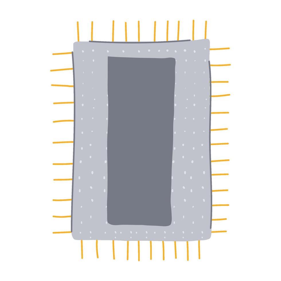 semiconductor microchip cartoon illustration vector