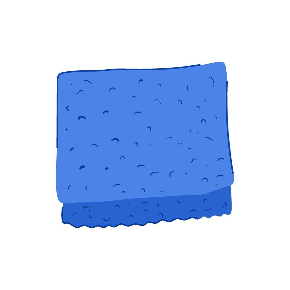 durable microfiber towel cartoon item illustration vector