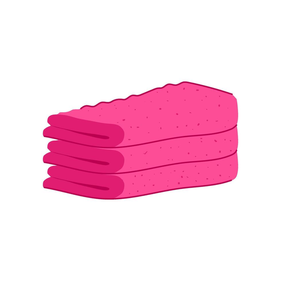 quick microfiber towel item cartoon illustration vector