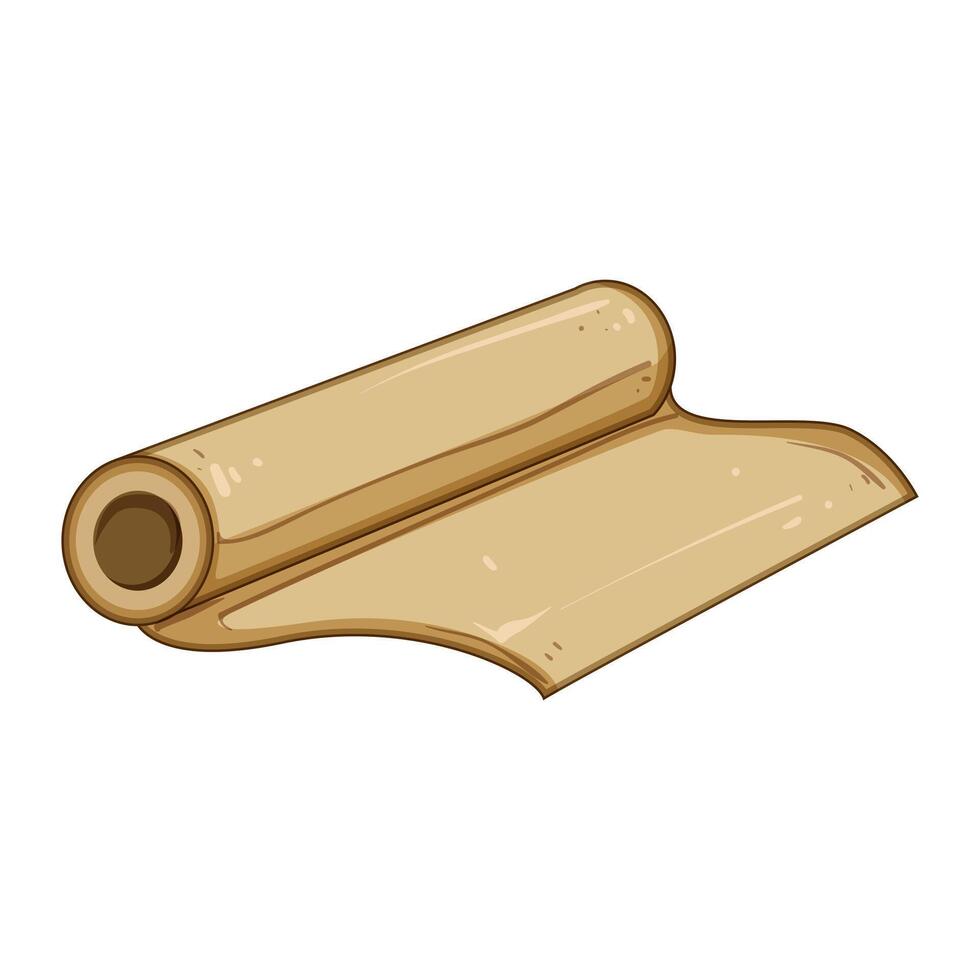 reusable parchment paper cartoon illustration vector
