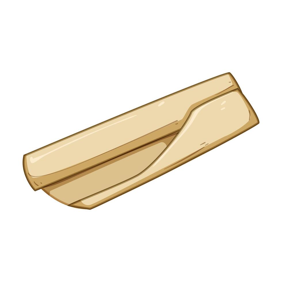 disposable parchment paper cartoon illustration vector