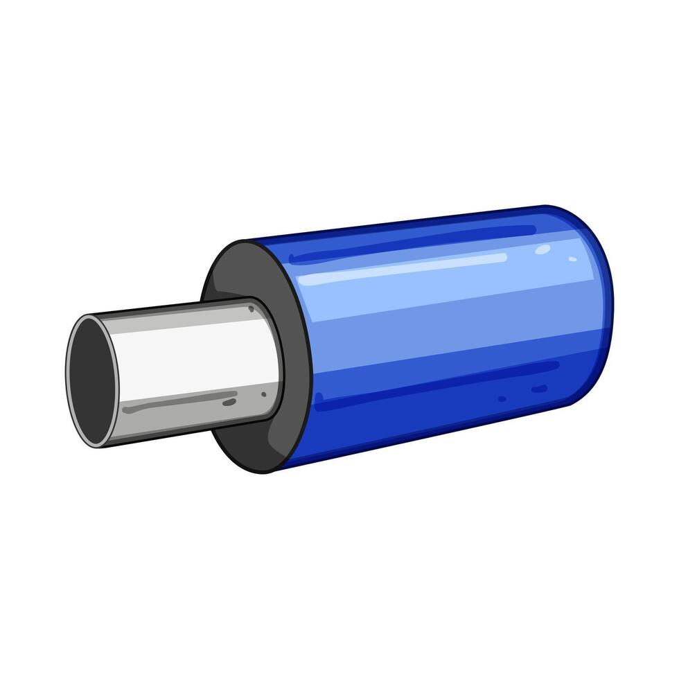 thermal pipe insulation cartoon item vector