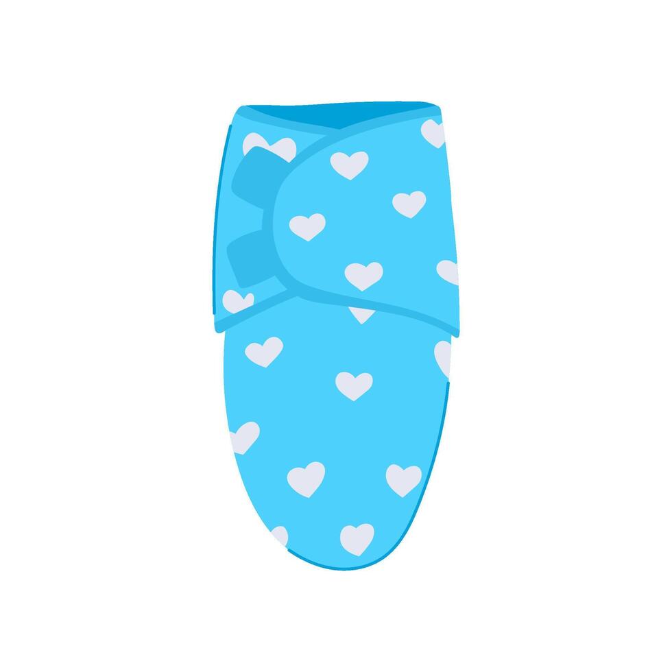 sleep swaddle wrap item illustration vector