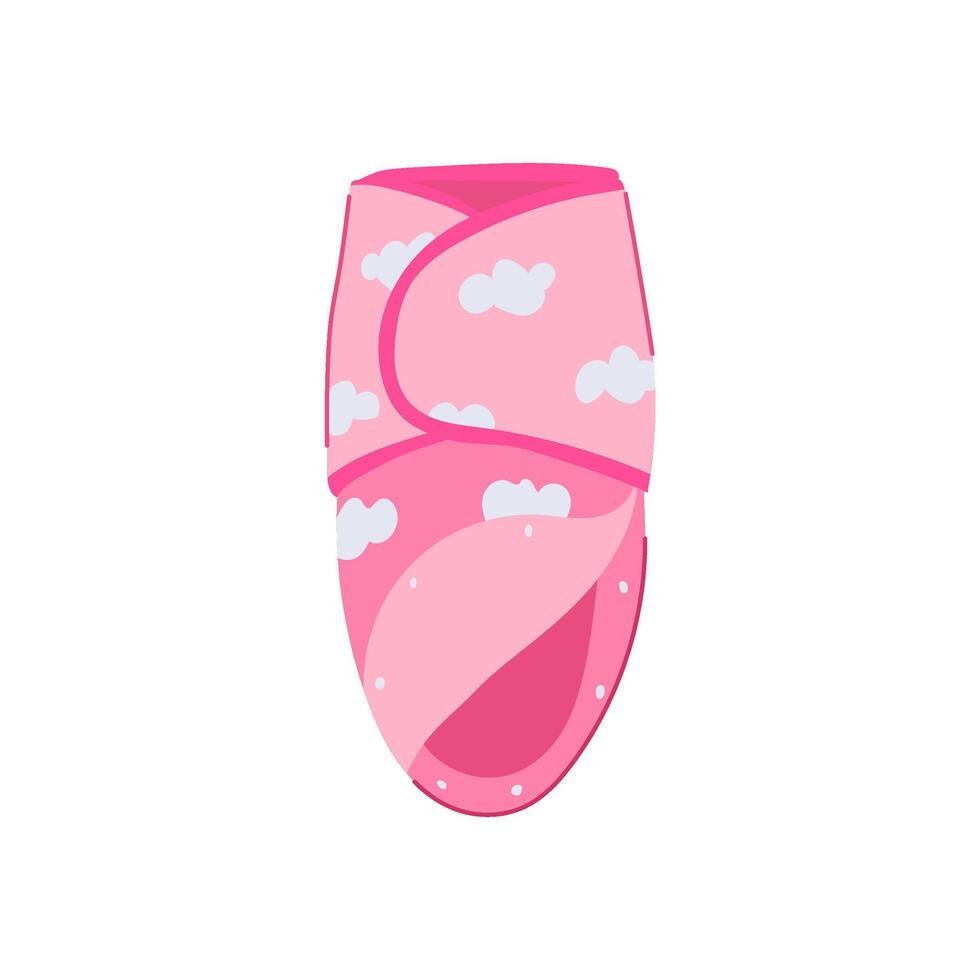 comfort swaddle wrap item illustration vector