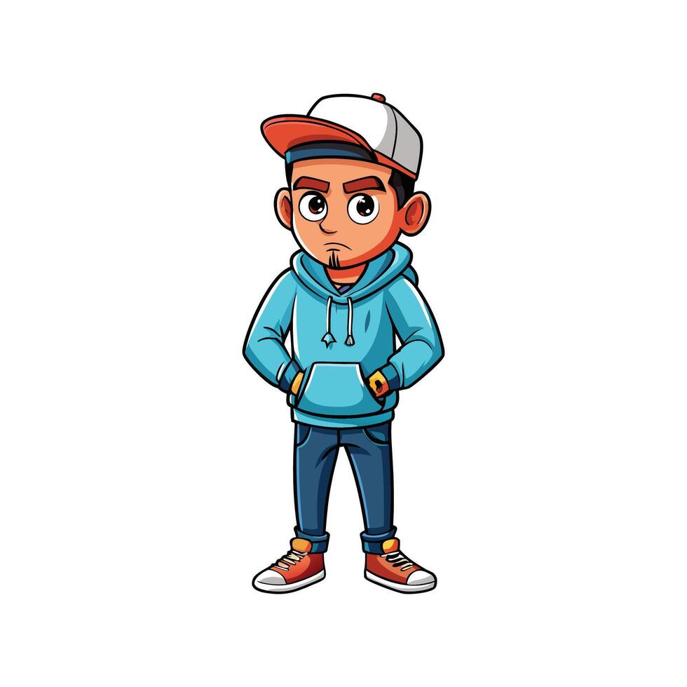Casual Weekend Model Illustration vector