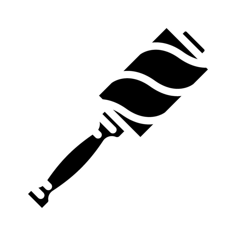 lint roller clothes care glyph icon illustration vector