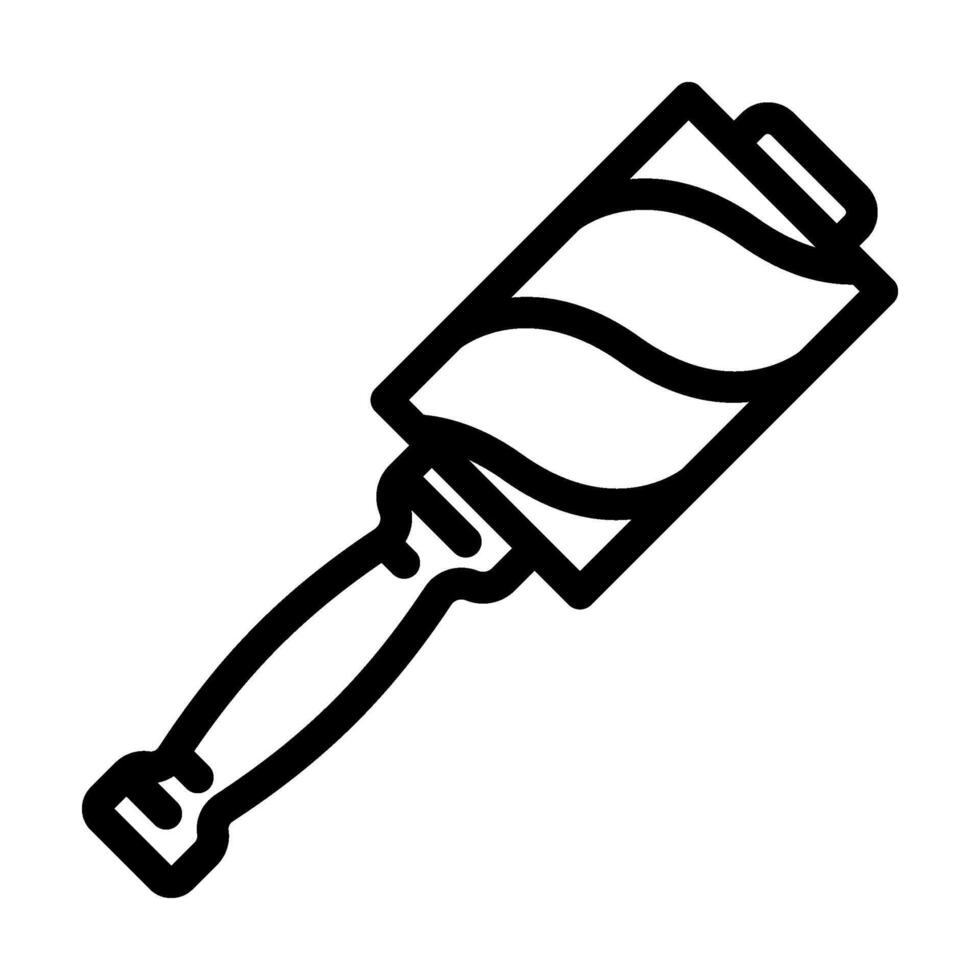 lint roller clothes care line icon illustration vector