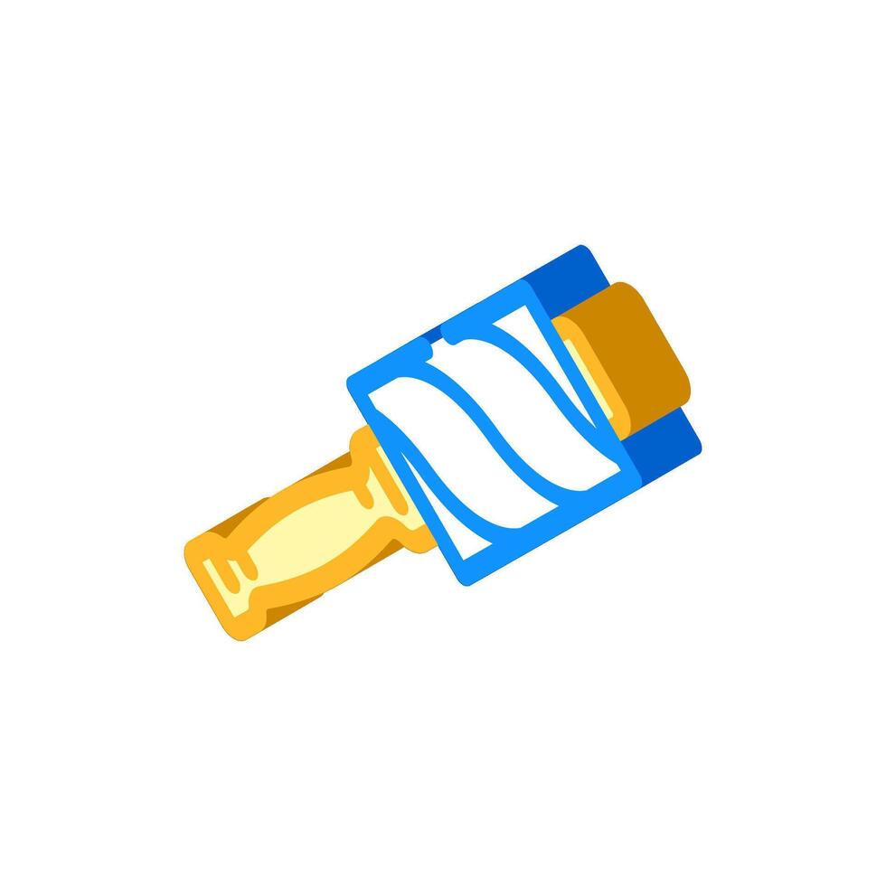 lint roller clothes care isometric icon illustration vector