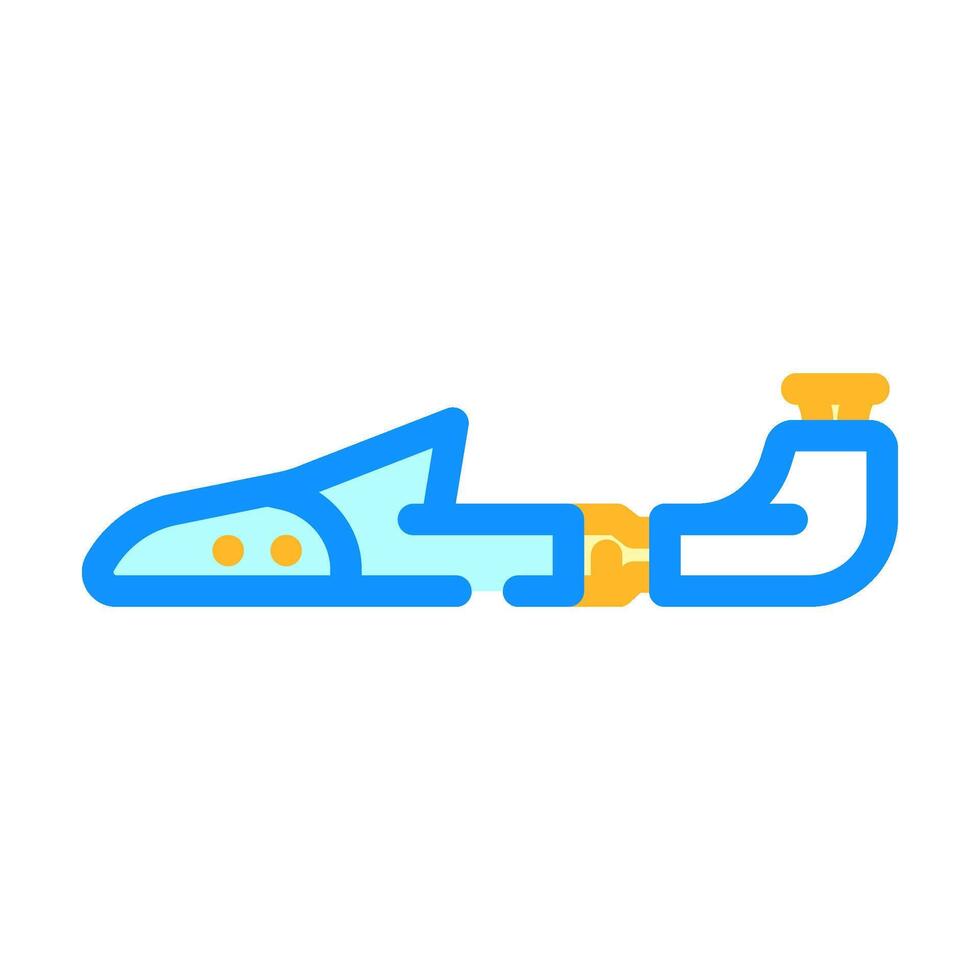 shoe trees clothes care color icon illustration vector