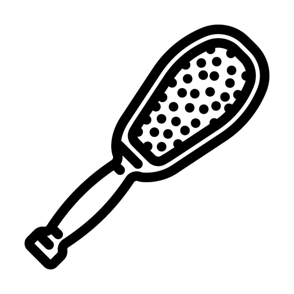 lint brush clothes care line icon illustration vector