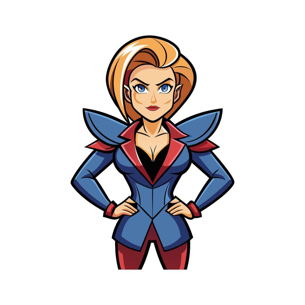 Chic Fierce Runway Model vector