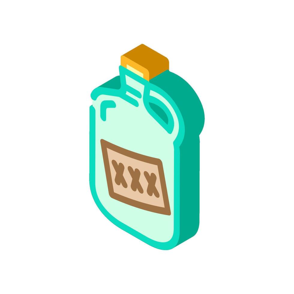 moonshine jug redneck isometric icon illustration vector
