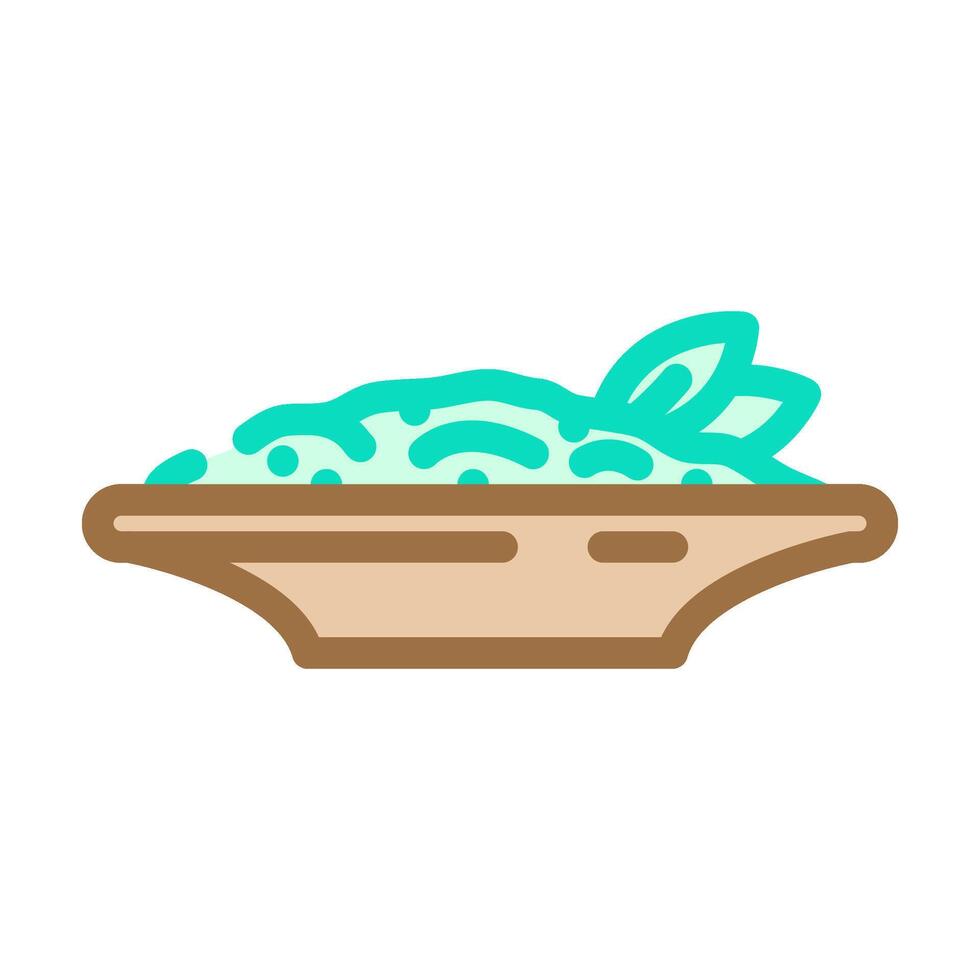 pesto condiment color icon illustration vector