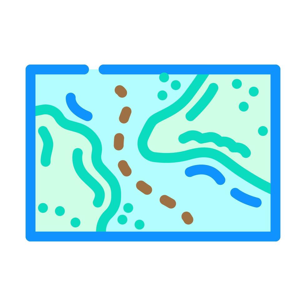 nautical chart sailing sport color icon illustration vector
