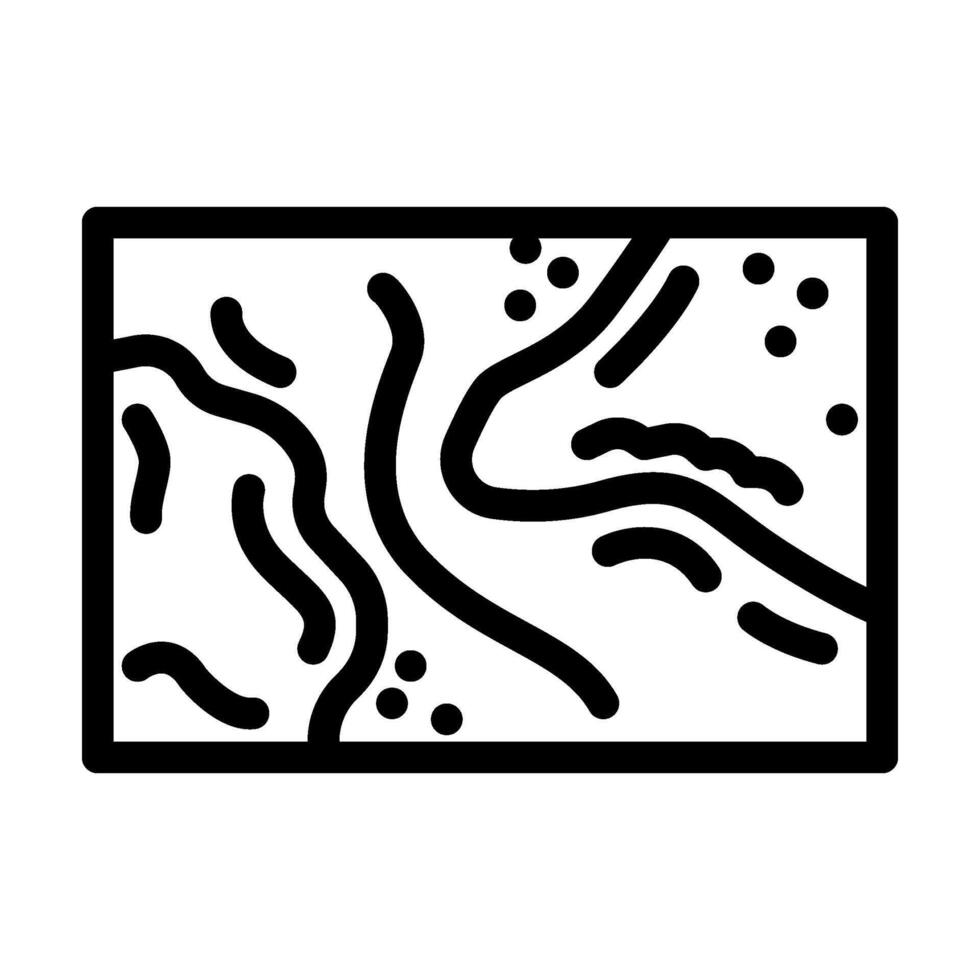 nautical chart sailing sport line icon illustration vector