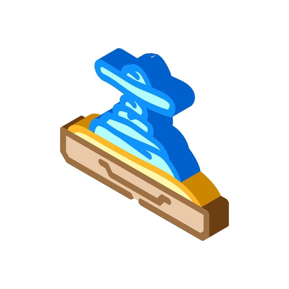 meditation slow living isometric icon illustration vector