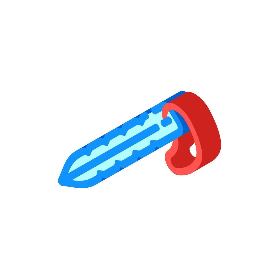 tent stakes titanium ultralight isometric icon illustration vector