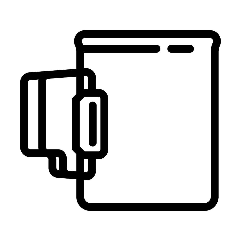 mug titanium ultralight line icon illustration vector