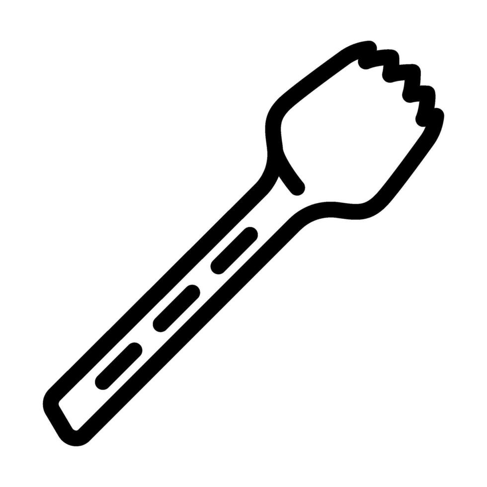 spork titanium ultralight line icon illustration vector