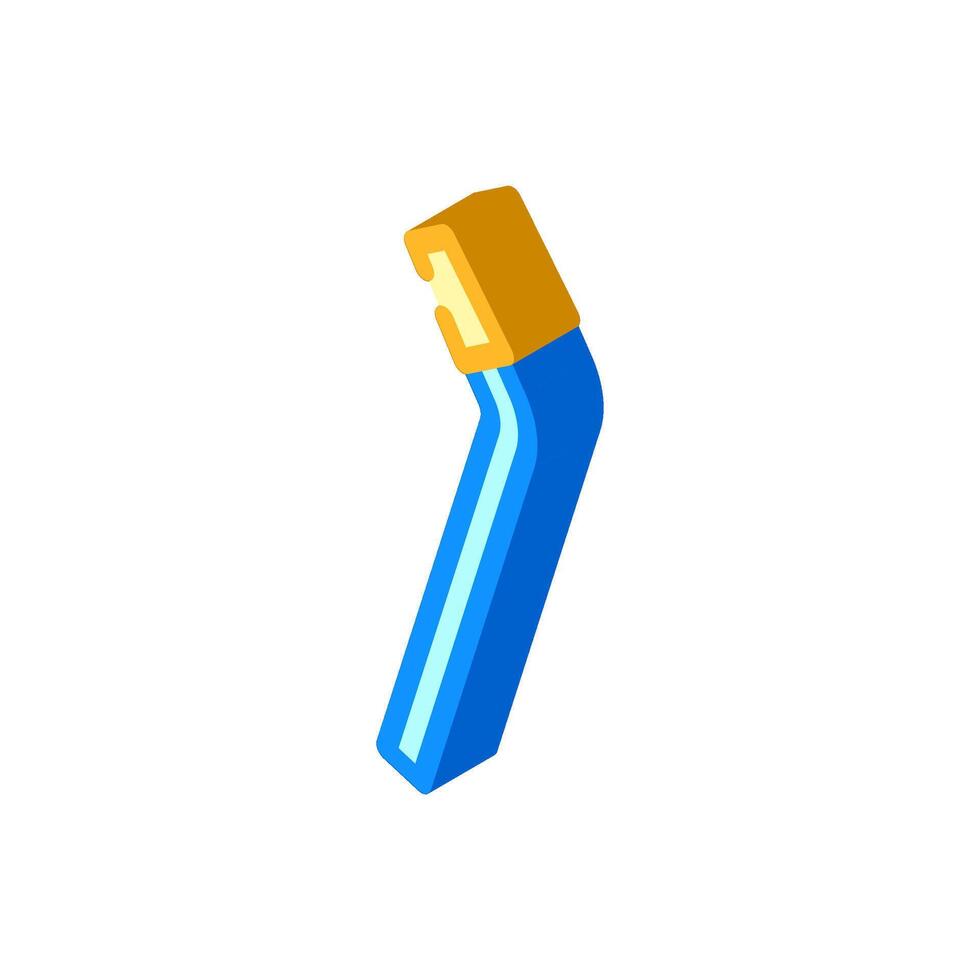 straws titanium ultralight isometric icon illustration vector